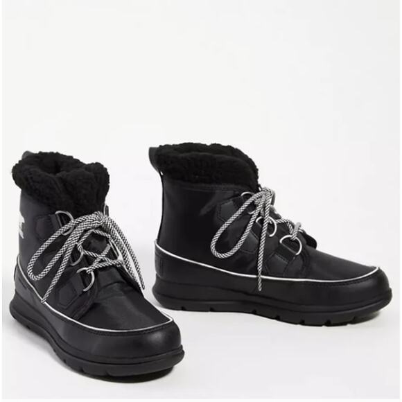 SOREL Explorer Carnival Boot Black Sz 12 NIB $159 - Picture 3 of 5